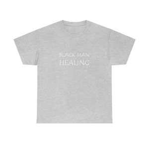 Black Man Healing Unisex Heavy Cotton Tee