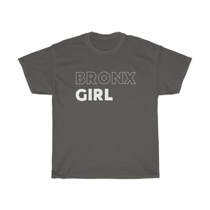 Bronx Girl White Unisex Heavy Cotton Tee