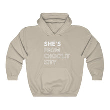 Load image into Gallery viewer, She's From Choc'Lit City Unisex Heavy Blend™ Hooded Sweatshirt
