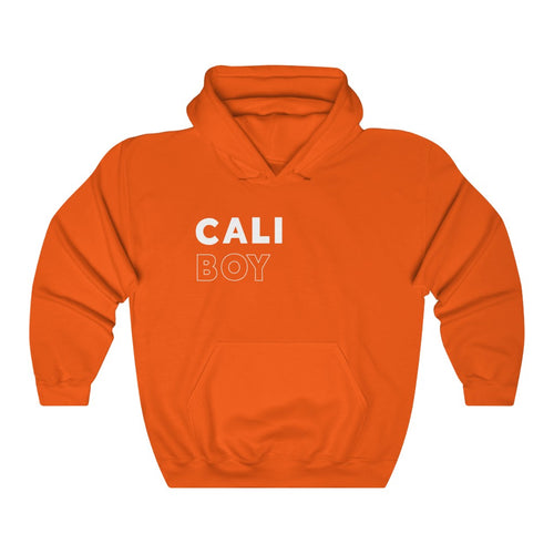 Cali Boy White Hooded Sweatshirt