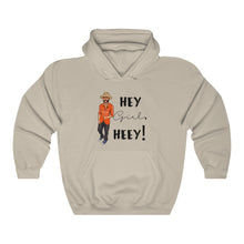 Load image into Gallery viewer, Hey Girl Heey! Black Logo Hooded Sweatshirt
