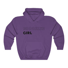 Load image into Gallery viewer, Brooklyn Girl Black Hooded Sweatshirt