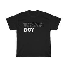 Load image into Gallery viewer, Texas Boy White Unisex Heavy Cotton Tee