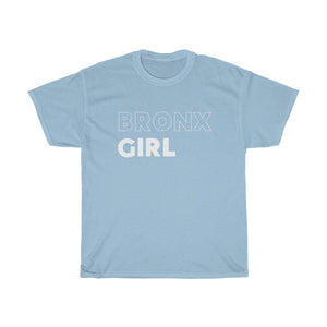 Bronx Girl White Unisex Heavy Cotton Tee