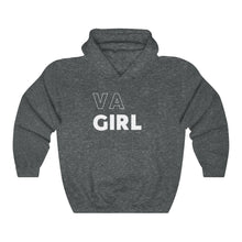 Load image into Gallery viewer, VA Girl White Hooded Sweatshirt
