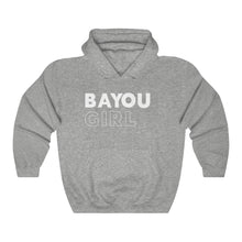 Load image into Gallery viewer, Bayou Girl White Hooded Sweatshirt