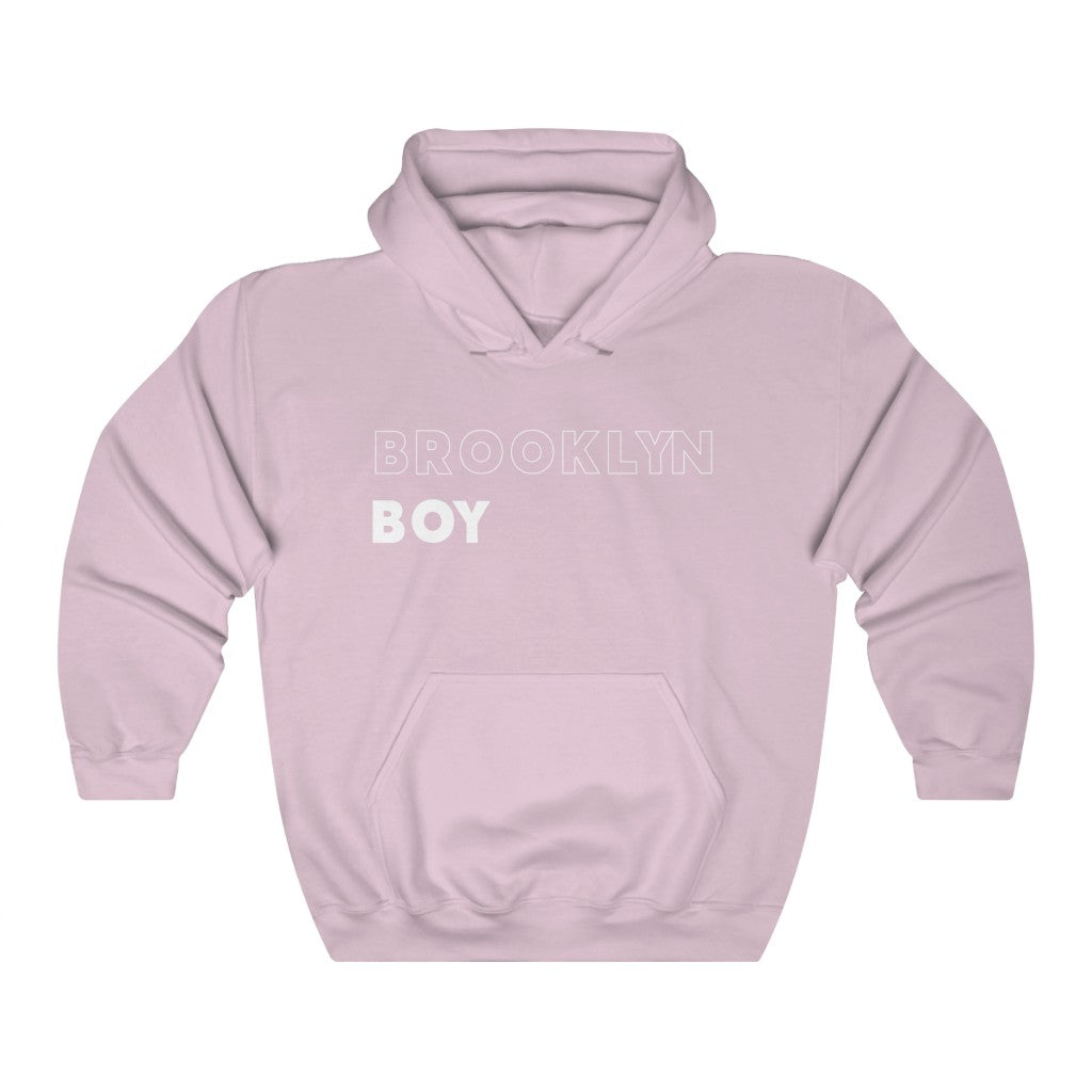 Brooklyn Boy White Hooded Sweatshirt