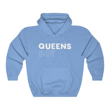 Load image into Gallery viewer, Queens Boy White Hooded Sweatshirt