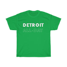 Load image into Gallery viewer, Detroit All-Day White Unisex Heavy Cotton Tee