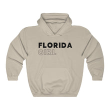 Load image into Gallery viewer, Florida Girl Black Hooded Sweatshirt