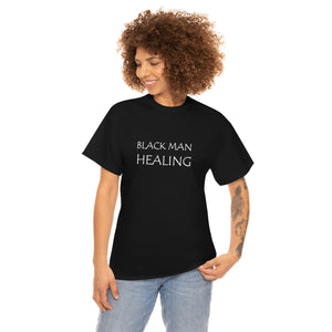 Black Man Healing Unisex Heavy Cotton Tee