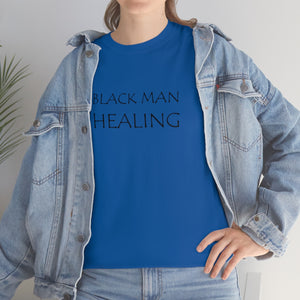 Black Man Healing Unisex Heavy Cotton Tee