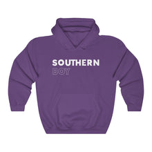 Load image into Gallery viewer, Southern Boy White Hooded Sweatshirt