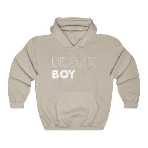 Bronx Boy White Hooded Sweatshirt