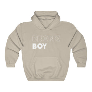 Bronx Boy White Hooded Sweatshirt