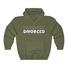 Load image into Gallery viewer, Recently Divorced White Hooded Sweatshirt