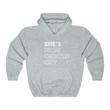 Load image into Gallery viewer, She's From Choc'Lit City Unisex Heavy Blend™ Hooded Sweatshirt