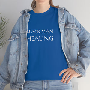 Black Man Healing Unisex Heavy Cotton Tee