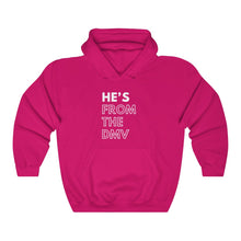 Load image into Gallery viewer, He's From the DMV Unisex Heavy Blend™ Hooded Sweatshirt