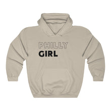 Load image into Gallery viewer, Philly Girl Black Hooded Sweatshirt