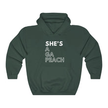 Load image into Gallery viewer, She's A GA Peach Unisex Heavy Blend™ Hooded Sweatshirt