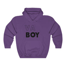 Load image into Gallery viewer, VA Boy Black Hooded Sweatshirt