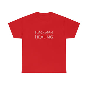 Black Man Healing Unisex Heavy Cotton Tee