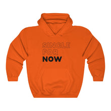 Load image into Gallery viewer, Single For Now Black Hooded Sweatshirt