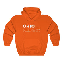Load image into Gallery viewer, Ohio All-Day White Hooded Sweatshirt