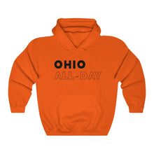 Load image into Gallery viewer, Ohio All-Day Black Hooded Sweatshirt