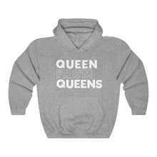 Load image into Gallery viewer, Queen From Queens White Hooded Sweatshirt
