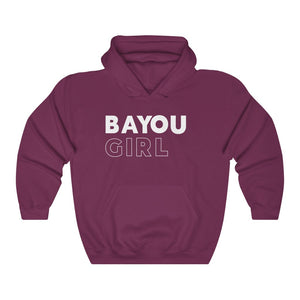 Bayou Girl White Hooded Sweatshirt