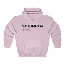 Load image into Gallery viewer, Southern Girl Black Hooded Sweatshirt