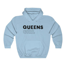 Load image into Gallery viewer, Queens Girl Black Hooded Sweatshirt