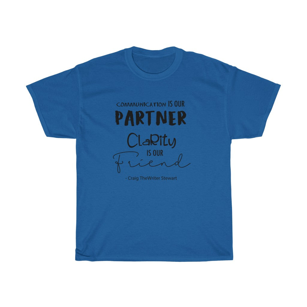 Communication, Clarity Unisex Heavy Cotton Tee