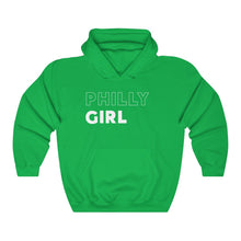 Load image into Gallery viewer, Philly Girl White Hooded Sweatshirt