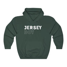 Load image into Gallery viewer, Jersey Boy White Hooded Sweatshirt