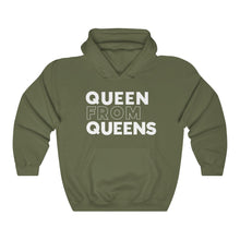 Load image into Gallery viewer, Queen From Queens White Hooded Sweatshirt