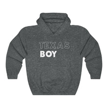 Load image into Gallery viewer, Texas Boy White Hooded Sweatshirt