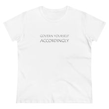 Load image into Gallery viewer, Govern Yourself Midweight Cotton Tee