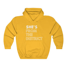 Load image into Gallery viewer, She's From the District Unisex Heavy Blend™ Hooded Sweatshirt