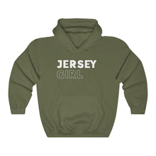 Load image into Gallery viewer, Jersey Girl White Hooded Sweatshirt