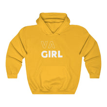 Load image into Gallery viewer, VA Girl White Hooded Sweatshirt