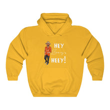 Load image into Gallery viewer, Hey Boy Heey! White Logo Hooded Sweatshirt