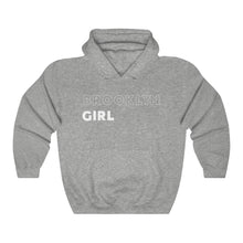 Load image into Gallery viewer, Brooklyn Girl White Hooded Sweatshirt