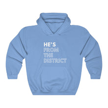 Load image into Gallery viewer, He's from The District Unisex Heavy Blend™ Hooded Sweatshirt