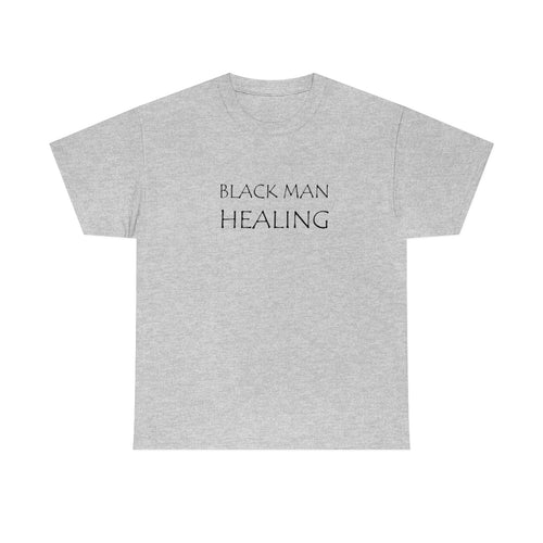 Black Man Healing Unisex Heavy Cotton Tee