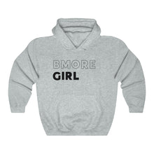 Load image into Gallery viewer, BMore Girl Black Hooded Sweatshirt