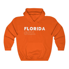 Load image into Gallery viewer, Florida Girl White Hooded Sweatshirt
