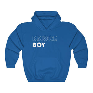 BMore Boy White Hooded Sweatshirt